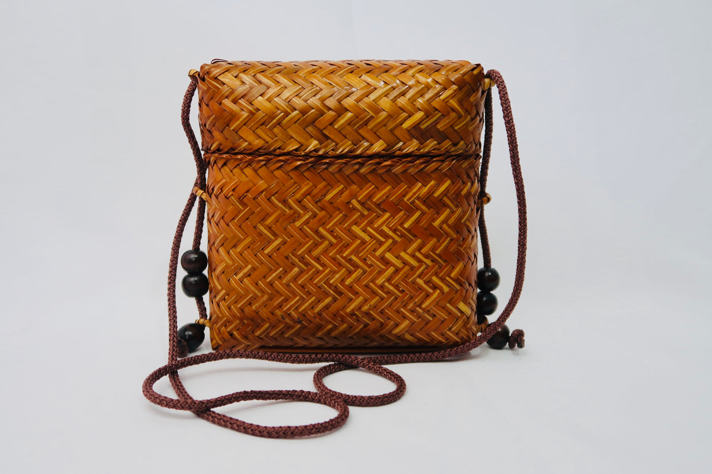 Bamboo Purse With Cover